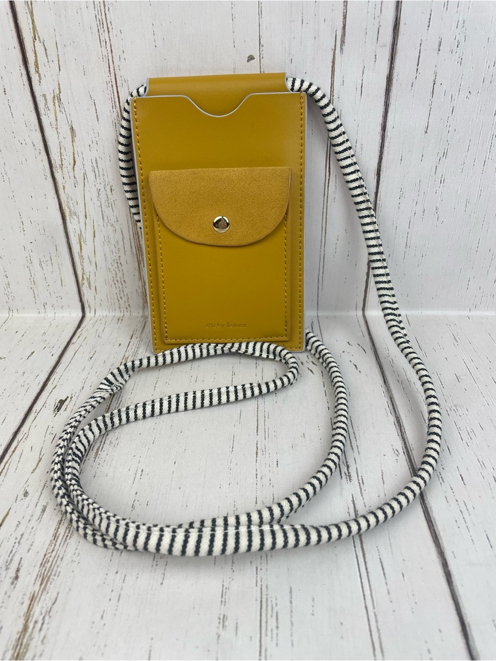 Sticky Lemon Phone/Card Crossbody Bag